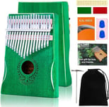 Kalimba 17 Clés Pouce Piano - Piano à Doigts Portable Mbira Sanza Instrument Marimbas de Musique Professionnel avec Instruction D'étude Marteau D'accord Cadeau Pour Enfants Adultes