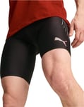 Puma Run Elite Mens Short Tights Black Running Compression Fitted Sports Shorts