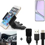 For Realme 12 Lite + CHARGER Mount holder for Car radio cd bracket