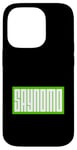 Coque pour iPhone 14 Pro Vert SAYNOMO (Say No More) Green Graphic