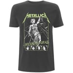 Rock Off officially licensed products Metallica Justice for All Faces T Shirt L