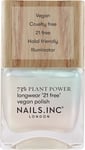 Nails.INC 73% Plant Power Nail Polish, Long Lasting and Quick Drying Nail Free,