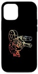 Coque pour iPhone 12/12 Pro Vintage Video Camera Video Producer Camera Operator