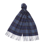 Barbour Barbour Tartan Lambswool Scarf - Midnight - Unisex - OneSize- Naturkompaniet