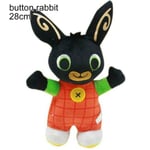 15-37cm Bing Plyschleksak Kanin Dock 28CMBUTTON RABBIT 28cm