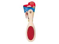 Brosse de toilettage double face pour chien chiot chat poil épais manteau long