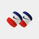 Poignets NIKE Swoosh Bracelet N0001565620OS Blanc Bleu Rouge Tennis Basket-Ball