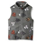 Amazon Essentials Disney | Marvel | Star Wars Boys' Polar Fleece Vests, Star Wars Vader, 10 Years