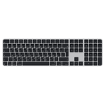 Apple Magic Keyboard med Touch ID och numerisk del för Mac-modeller med Apple Silicon – ryskt – svarta tangenter