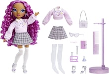 Rainbow High New Friends Fashion Doll- Lilac Lane (Purple), Modedocka, Flicka, 5 År, Pojke/Flicka, 280 Mm, Multifärg