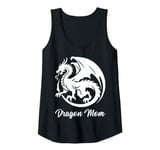 Womens Dragon Mom Tee Fantasy Mother Mythical Mama Mummy Dragons Tank Top