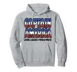 Marvel Captain America Living Legend Of World War II Sweat à Capuche