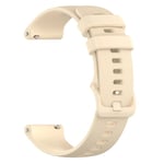 20 22 mm silikonrem för Garmin Venu 3 Band Forerunner 265 255 245 Music Vivoactive 4 Band för Garmin Venu Sq 2 Plus armband Beige 20mm