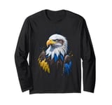 Eagle Hand painted eagle - The Bald Eagle Long Sleeve T-Shirt