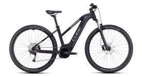 Vtt electrique semi rigide cube reaction hybrid performance 500 trapeze shimano alivio 9v 500 wh 27 5   noir 2023