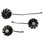 Ventilateur de refroidissement de carte vidéo,88mm,4 broches,PLD09220S12H,RTX 3080,EVGA GeForce RTX 3080 3080 TI 3090 3070,3 pièces - Type 1LOT