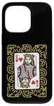 iPhone 13 Pro King Of Hearts Doodle - Vintage Graphic Card Game Lover Case