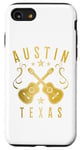 Coque pour iPhone SE (2020) / 7 / 8 Austin Texas Guitare Folk Blues Country Music Vintage