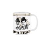 Laurel and Hardy Mug - Film Reel Comedy Vintage Tea/Coffee Ceramic Gift Cup