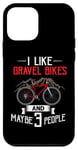 Coque pour iPhone 12 mini Gravel Bike Funny Vélo équitation