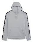 NIKE Sportswear Swoosh Pullover Hoodie - Particle Grey/Black/White, X-Large