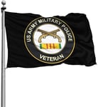 "N/A" LLMMM Drapeau Awesome Family Army Military Police Vietnam Veteran Yard Drapeau Yard Bannière Creative House Garden Bannière pour Family Holiday Decor 90 x 150 cm