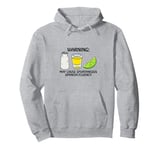 Tequila,Salt Shaker,Lime Wedge, Spontaneous Spanish Fluency Pullover Hoodie