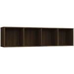 Maisonchic - Bibliothèque, Meuble tv, Etagère de rangement Chêne marron 143x30x36cm Bois ingénierie FR692031 Maison Chic