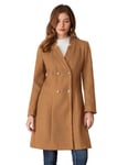 GRACE KARIN Femme Robe Manteau Trench Long Trapèze Manches Longues Décontracté Chaud en Hiver à la Mode Kaki XL