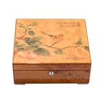 Piano Paint Boîte de montre en bois Boîte de rangement de collection de montres mécaniques avec serrure Cadeaux d'affaires haut de gamme Boîte de rangement de montre chinoise avec motif exquis avec boîte de collection de serrure c