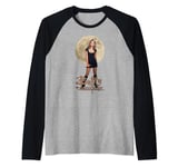 Buffy the Vampire Slayer Buffy Photo with Moon Raglan Baseball Tee