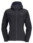 RAB Xenair Alpine Light Jacket, dame Ebony 14(L)