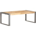 Table basse 110x60x40 cm Bois de manguier brut