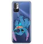 ERT GROUP mobile phone case for Xiaomi REDMI NOTE 10 5G / POCO M3 PRO original and officially Licensed Disney pattern Stitch 013 adapted to the shape of the mobile phone, partially transparent