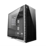 Geometric Future M6 Cezanne White Mid Tower PC Case Computer Chassis, Vertical Air Tunnel Design, Support 360 Radiator, Vertical GPU Mount, GEO-M6-CEW