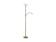 Lindby - Jost Gulvlampe Brass/White