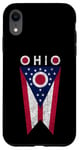 Coque pour iPhone XR State of Ohio Burgee Flag -- The Buckeye State