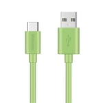 Câble USB Type C vers USB 2.0 (1,0m) de Données et Charge pour Samsung Galaxy S8,S8 Plus,Nexus 6P,LG G6,new MacBook,Google Pixel XL,OnePlus et plus (Vert)