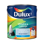 Dulux Walls & Ceilings Matt Emulsion Paint - Bright Skies - 2.5 Litre, 5599869