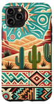 iPhone 11 Pro Southwest Red Rocks Desert Cacti Cactus Turquoise Brown Case