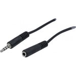 RALLONGE JACK 3,5MM 4 POLES POUR MICRO CASQUE CTIA - 2 m