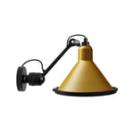 Lampe Gras by DCWéditions - Lampe Gras No 304 XL Outdoor Seaside Conic Black/Yellow - Utendørs vegglamper - Bernard-Albin Gras - Gul