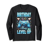 It's My Birthday Boy Time to Level Up Video Game Gift Boys Long Sleeve T-Shirt