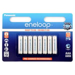 Panasonic Eneloop BK-4MCCE Oppladbare AAA--Batteri 8-pk