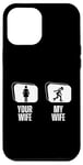 Coque pour iPhone 14 Plus Roller Derby Votre femme, ma femme, mon mari, Roller Derby drôle