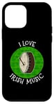 Coque pour iPhone 12 mini St Patrick's Day Bodhran, j'aime la musique irlandaise