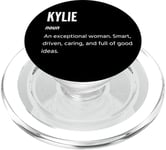 Kylie Gifts Nom une femme exceptionnelle PopSockets PopGrip pour MagSafe