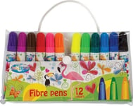 Centrum Felt-Tip Pens Short Op. Pvc Center Giraffe 80434 Mix*12