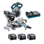 Makita LS002GD202-RA3X4 40v Max XGT Brushless Slide Compound Mitre Saw (3x4Ah)