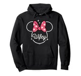 Disney Minnie Mouse Wifey Head Icon Magic Family Trip Pullover Hoodie